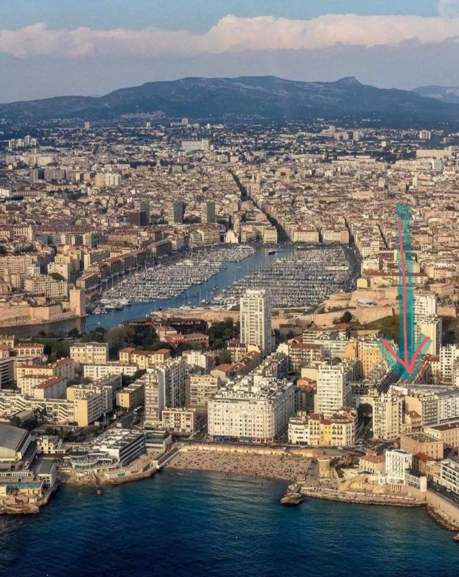 Pasteur - Bel Appartement Familial Pharo -Plage Des Catalans Marseille Extérieur photo